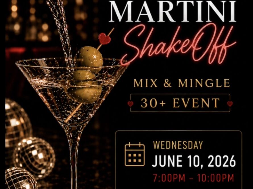Summer Martini ShakeOff event poster